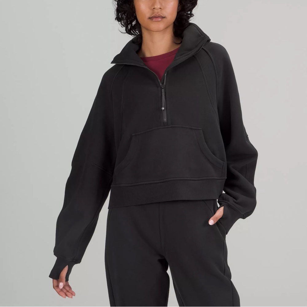 Lululemon Scuba Oversized Cropped Half-Zip
